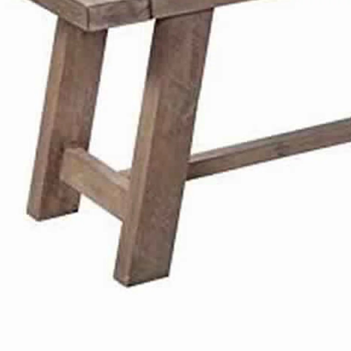 Brown Wooden Dining Bench E26316