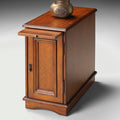 Olive Ash Brown Cabinet End Table L649