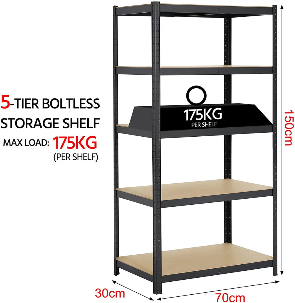 5-Tier Heavy Duty Metal Shelving Storage Unit V5312