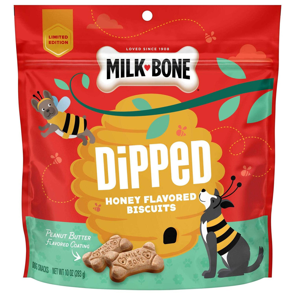 Honey & Peanut Butter Flavored Biscuits Dog Treats I842462