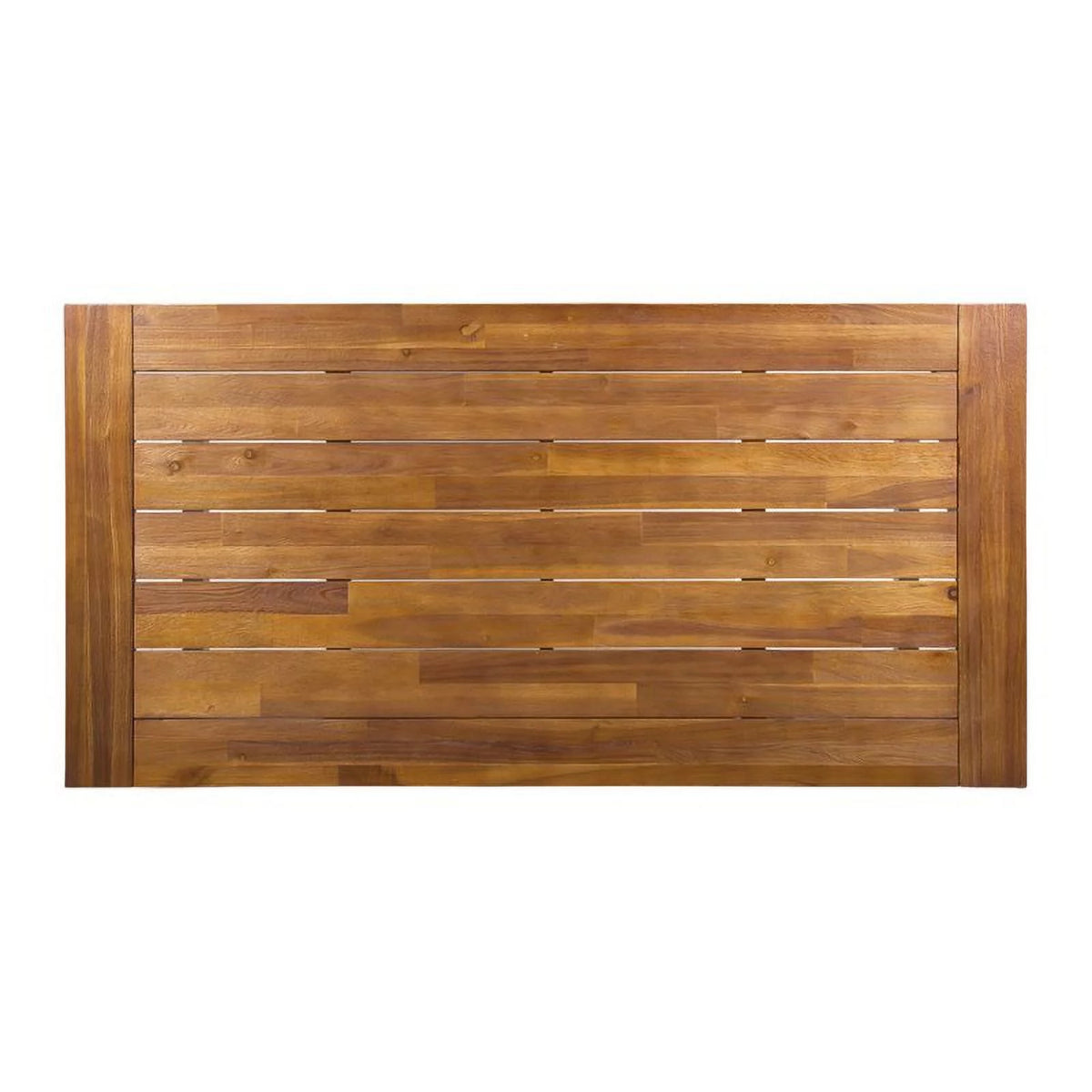 71" Wood Top Patio Dining Table A51442