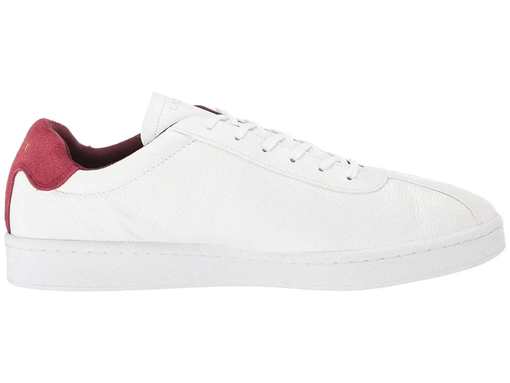 White Dark Red Sneakers O1847