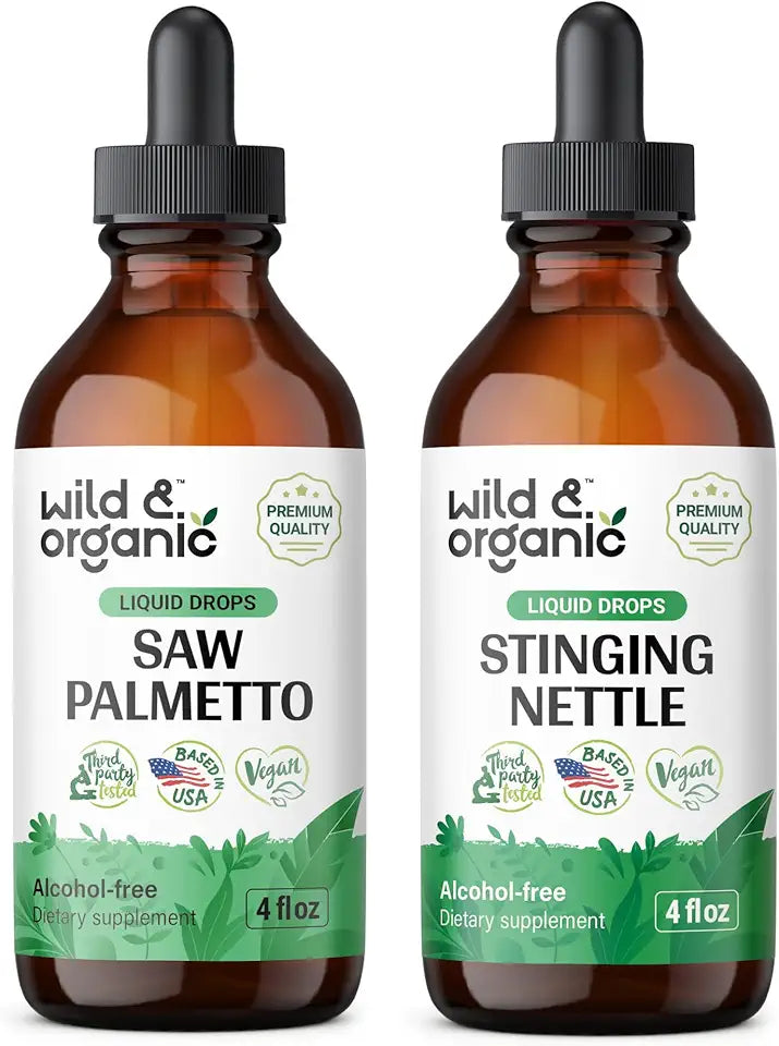 Saw Palmetto and Stinging Nettle Root Tincture 4 fl oz A795