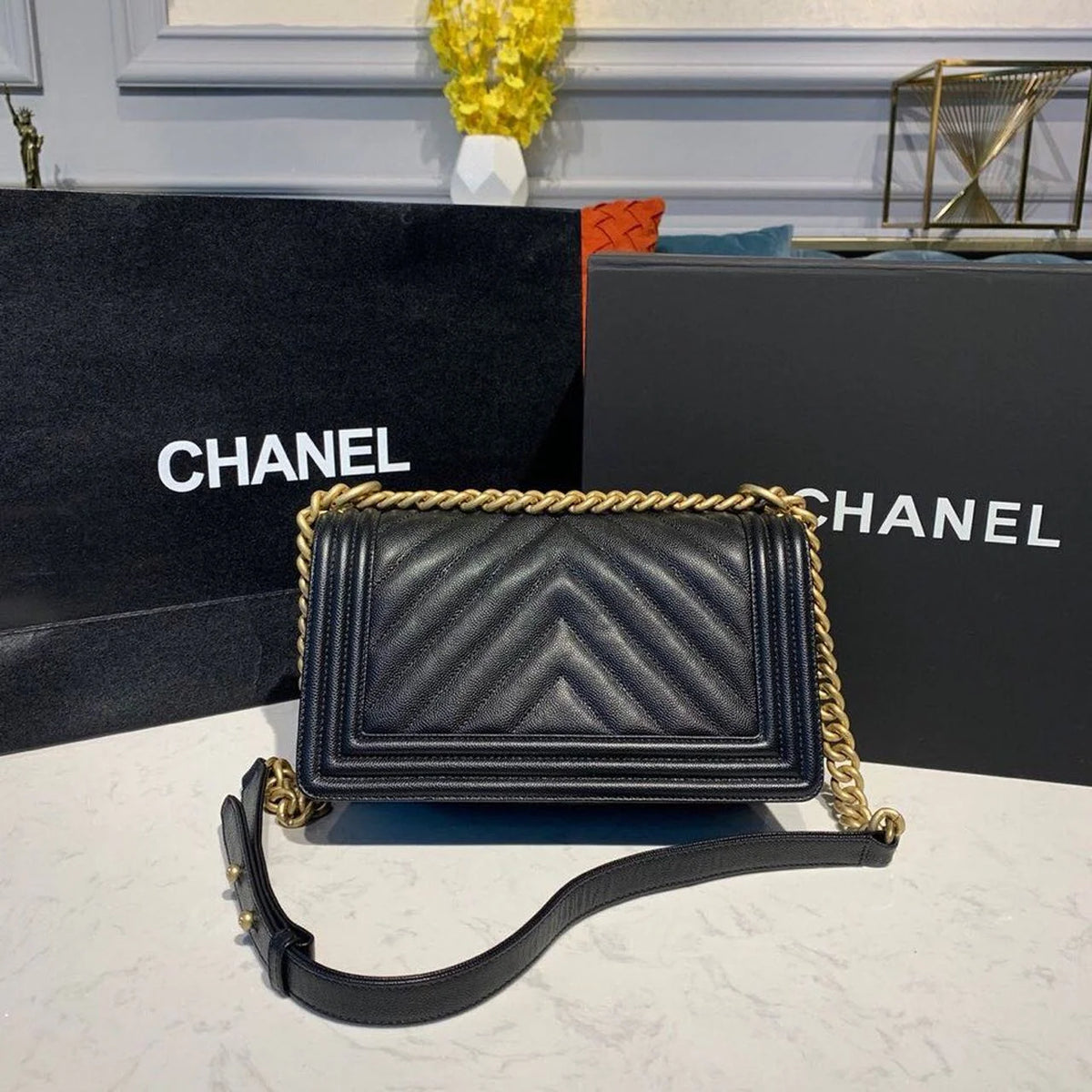 Black Shoulder And Crossbody Bag Y897