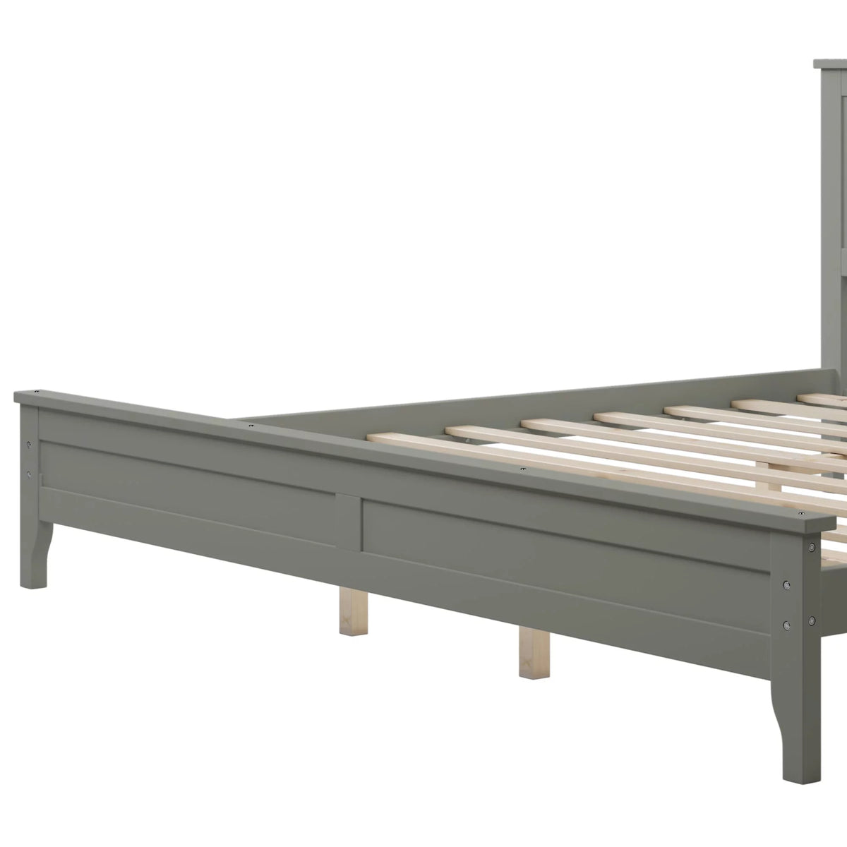Solid Wood King Platform Bed S999