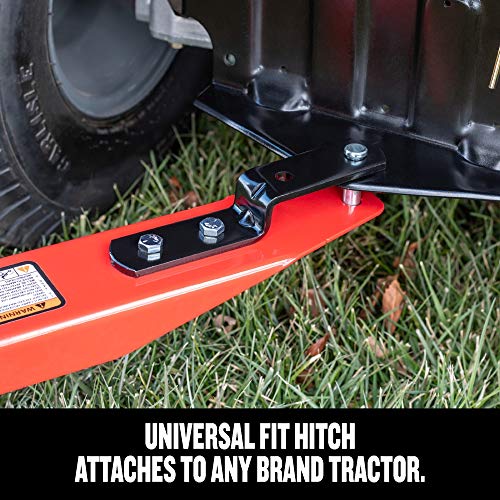750-lb Capacity Steel Tow Behind Dump Cart, 12 Cubic Feet N648