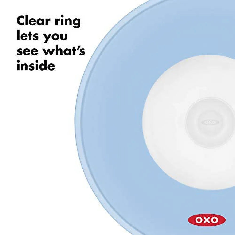 3 Pc Reusable Lid Set Blue B32000