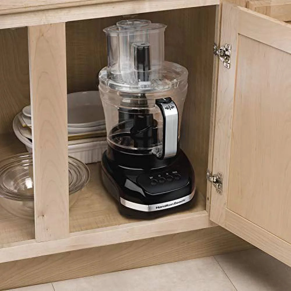 12-Cup Food Processor & Vegetable Chopper with Mini Bowl, Black T589