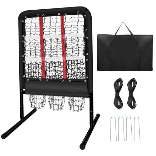 9 Hole Pitching Net with Strike Zone and Handbag E266198