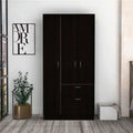 Black & White Three Door Armoire K95351
