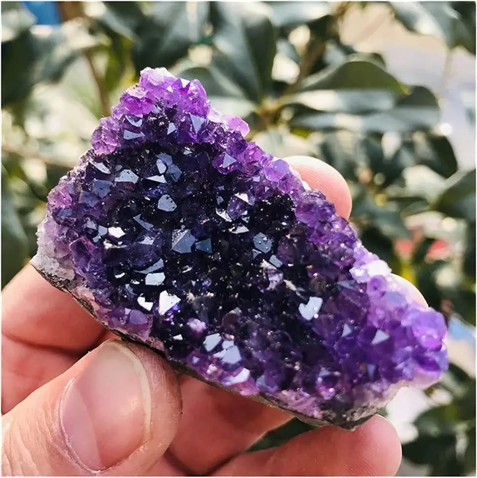 Natural Amethyst Cluster Quartz Crystal Specimen 60-80g G561641