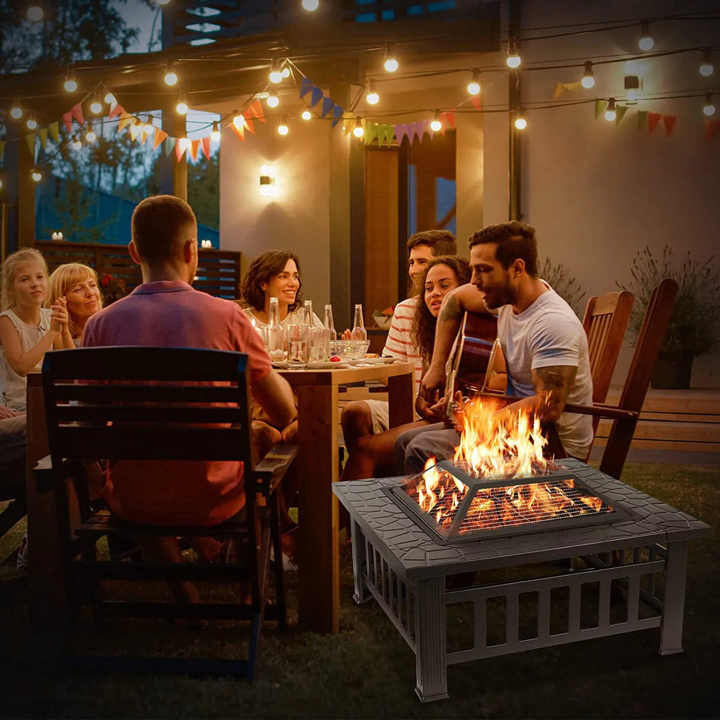 32" Wood Burning Metal Fire Pit J8058