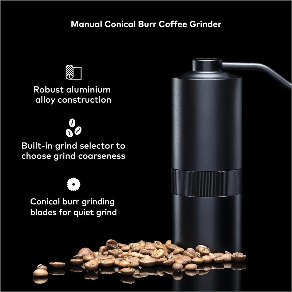 Manual Conical Burr Coffee Grinder with Adjustable Setting N95499