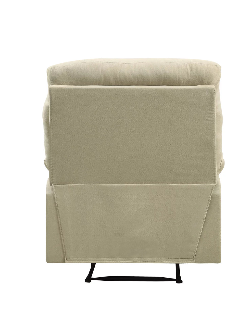 Beige Woven Fabric Recliner E5946