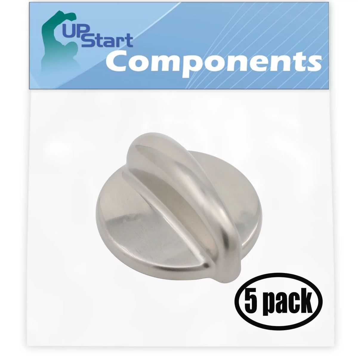 5 Pack Replacement Surface Burner Control Knob H72518