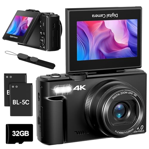 4K 64MP Digital Camera with 18X Digital Zoom K1716