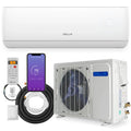 9000 BTU Wifi Enabled Mini Split Air Conditioner & Heater with Heat Pump O24584