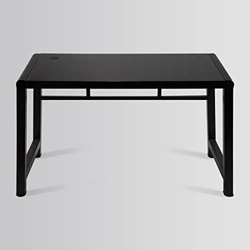 Black Tempered Glass Top Writing Desk S440