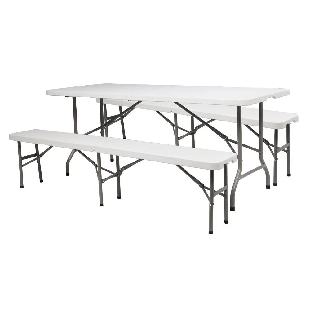 Folding Picnic Table with 2 Bench M88519