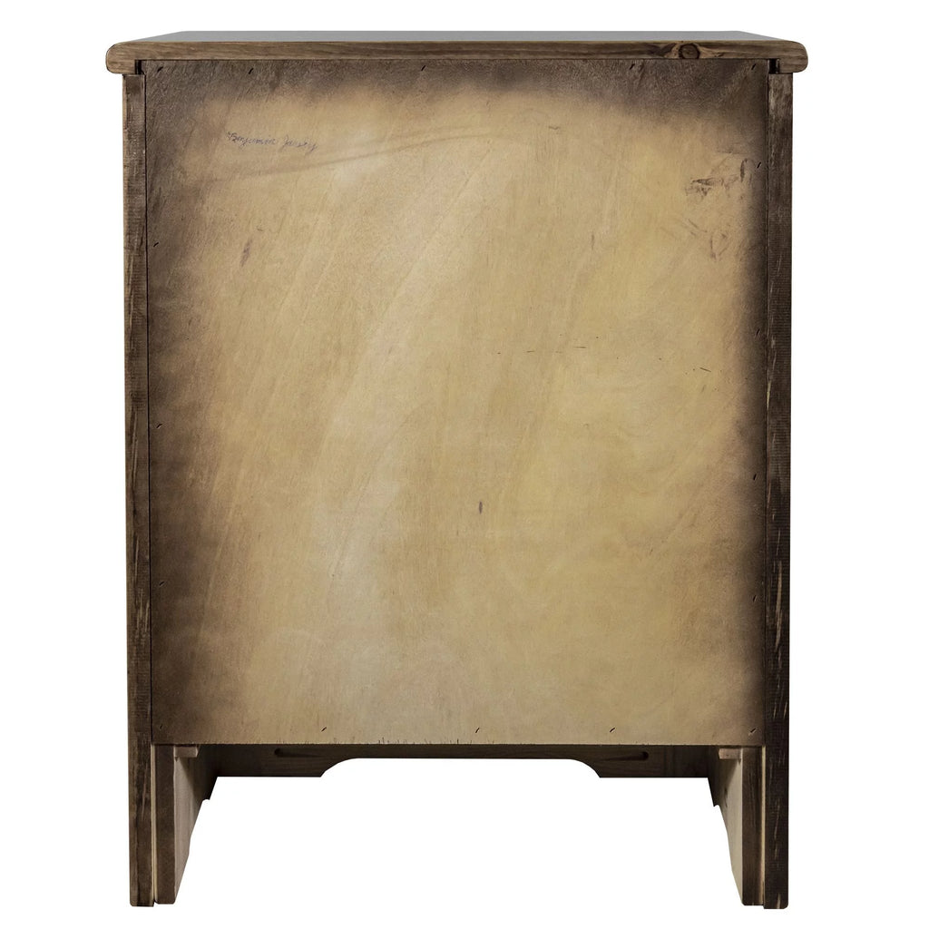 Accent Cabinet with Laser Engraved Elk Design P656
