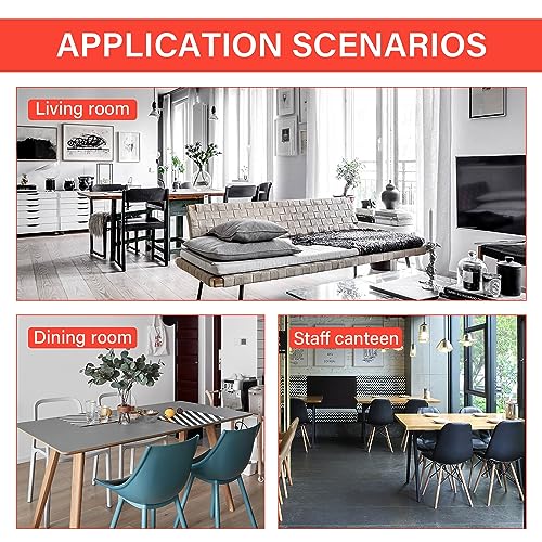 5-Piece Glass Dining Table Set with 4 Upholstered Chairs X544