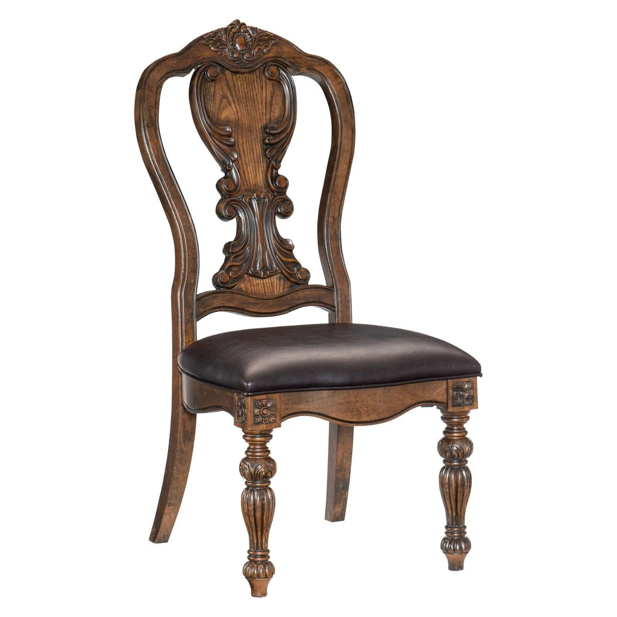 9 Pc Dark Oak Dining Set A604951