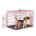 Folding Dog Cage Double Door G37090