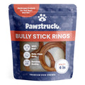 Natural 4" Bully Stick Rings for Dogs, 3 Count M1397