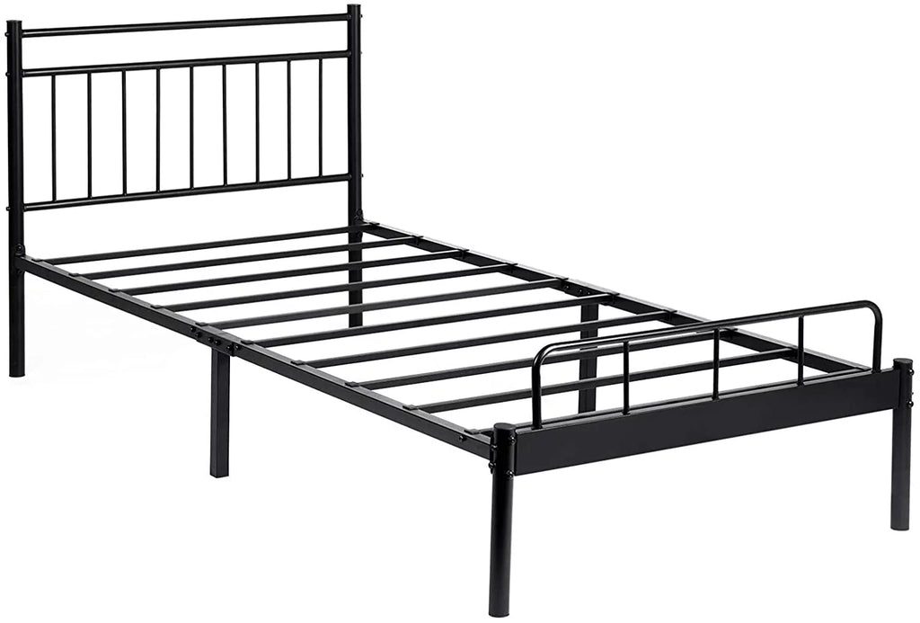 Black Twin Bed Storage Frame J8205
