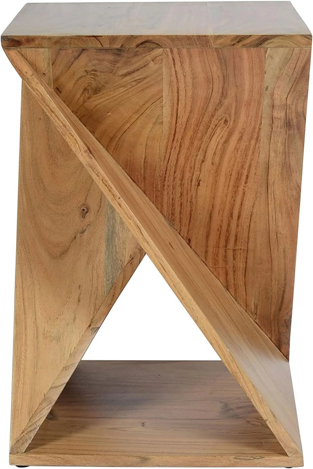 Solid Wood 24" Tall Modern Table Pre-Assembled N47298