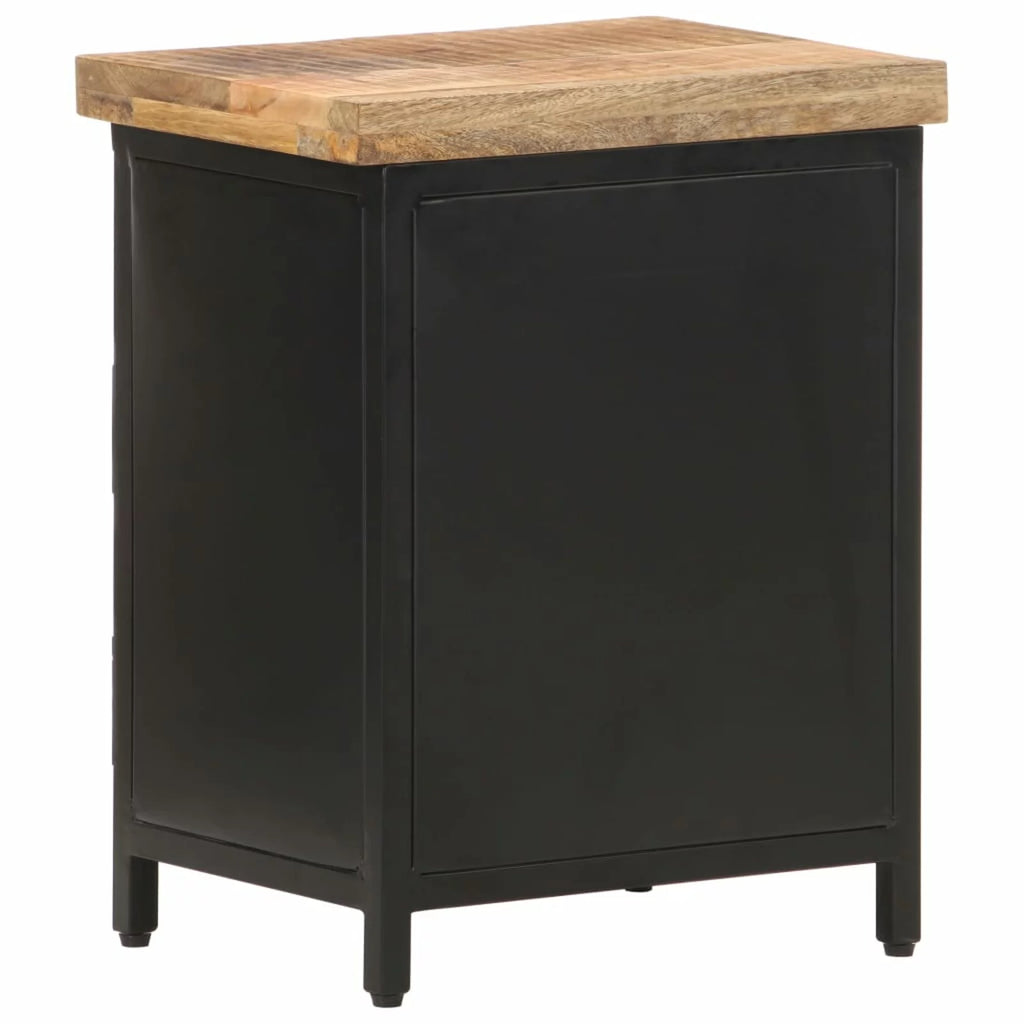 Mango Wood Bedside Cabinet with Storage Drawer G830285