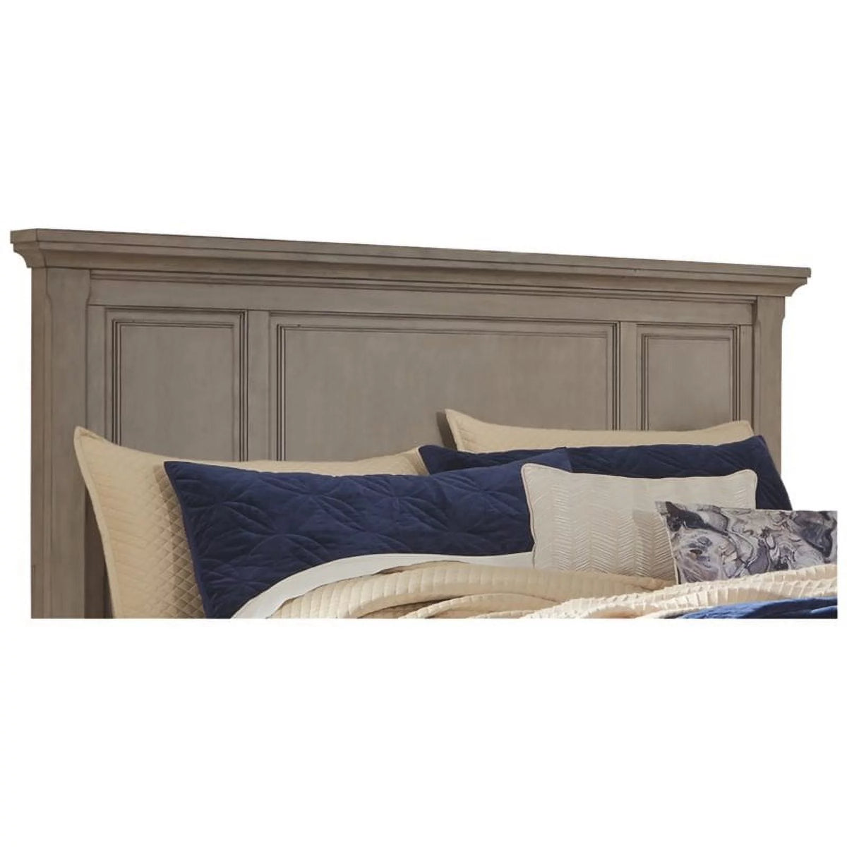 Queen Panel Headboard in Light Gray X488