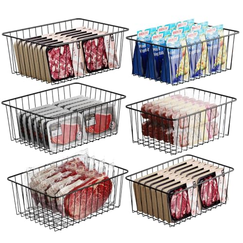 4 Pack White Freezer Organizer Bins D4592