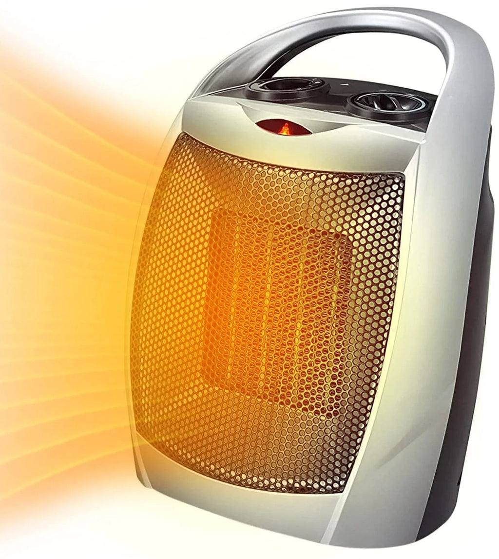 1500W Ceramic Portable Space Heater with Thermostat U820597