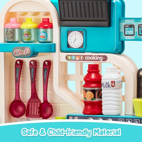Pink 53 Pc Kids Kitchen Playset Z3291