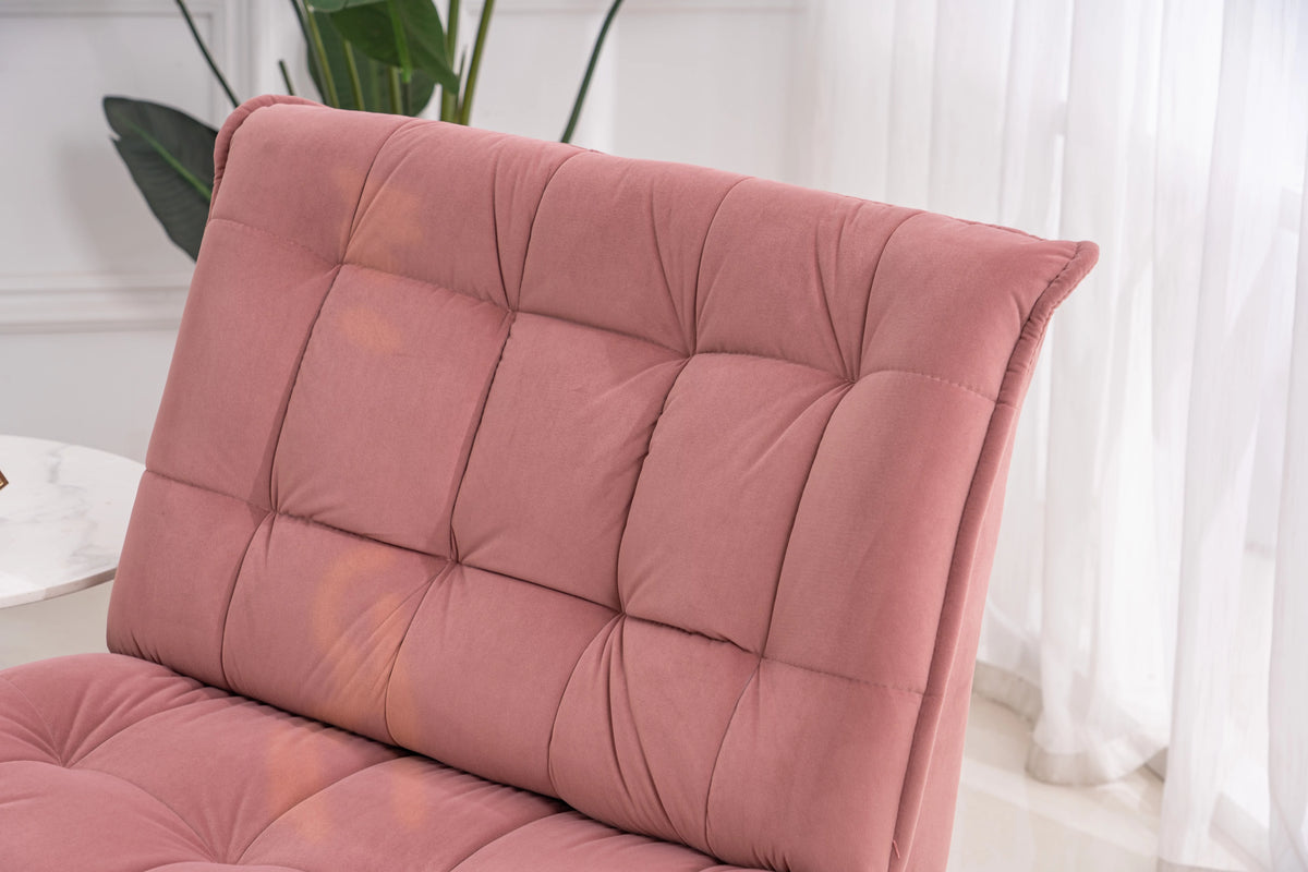 Pink Velvet Accent Chair S162422