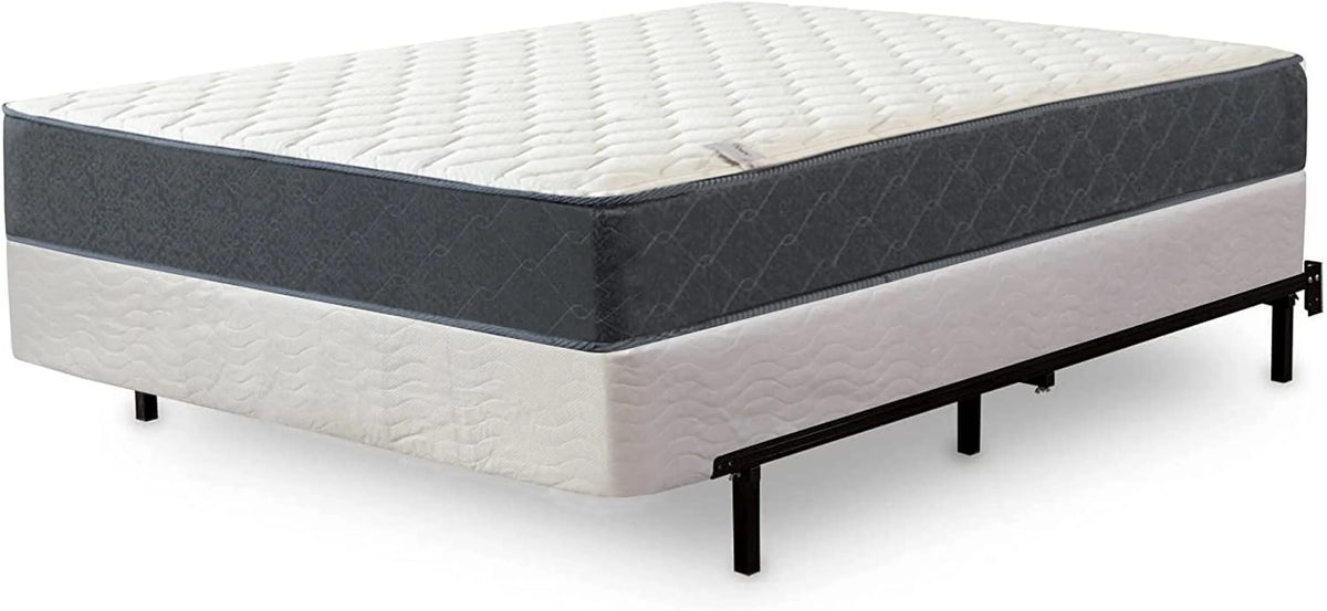 4.5-Inch White Wood Box Spring for Full Mattress V55019