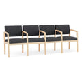 4-Seat Fabric Tandem Seating P2088