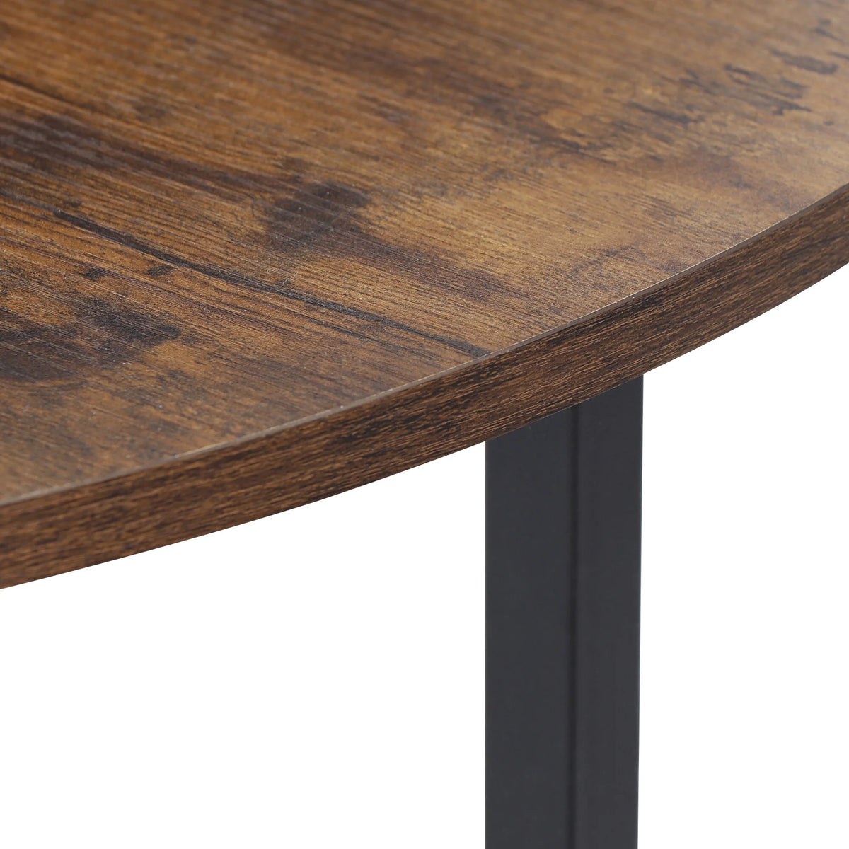 Round Coffee Table Brown MDF Table Top A87167