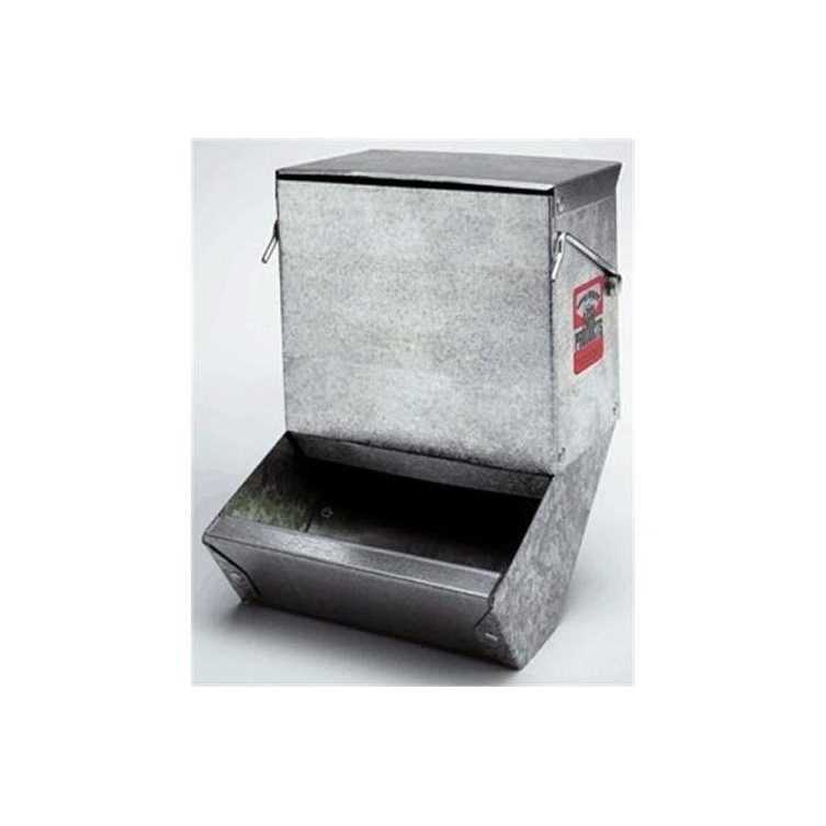 Metal Small Animal Feeder with Lid D8968