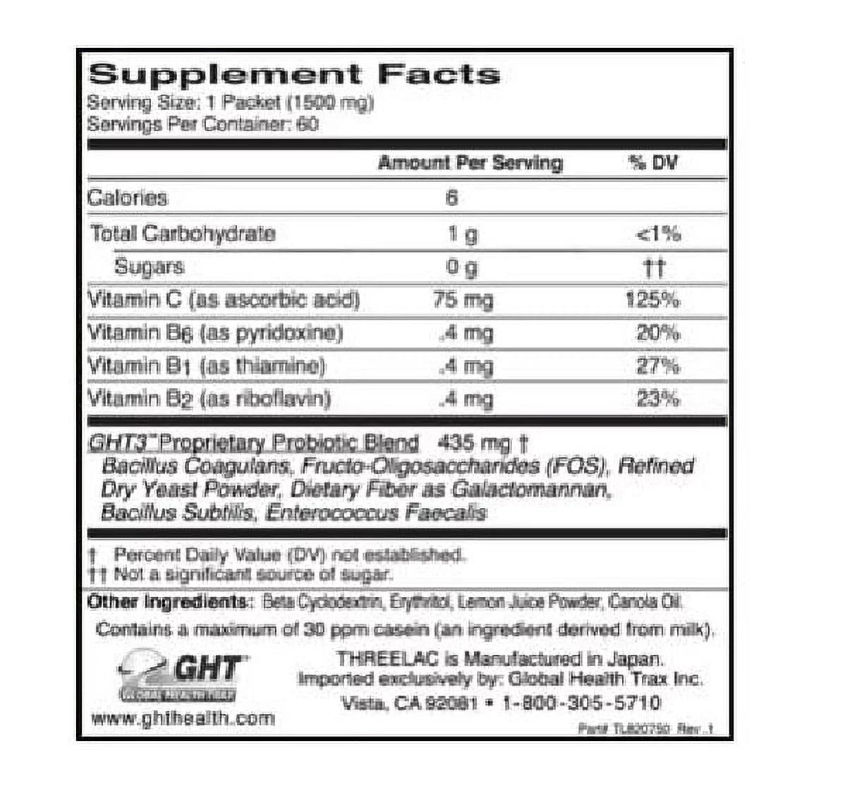 Probiotic 60 ea A801