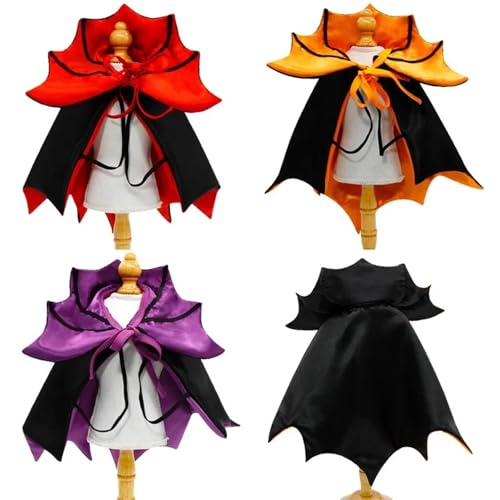 4-Piece Halloween Pet Cosplay Vampire Cloak Outfit U8603