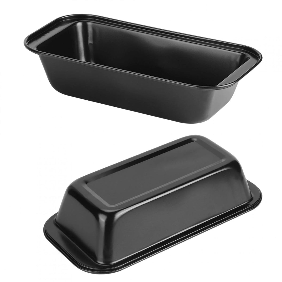 Mini moldes rectangulares antiadherentes de acero al carbono para pan T83336