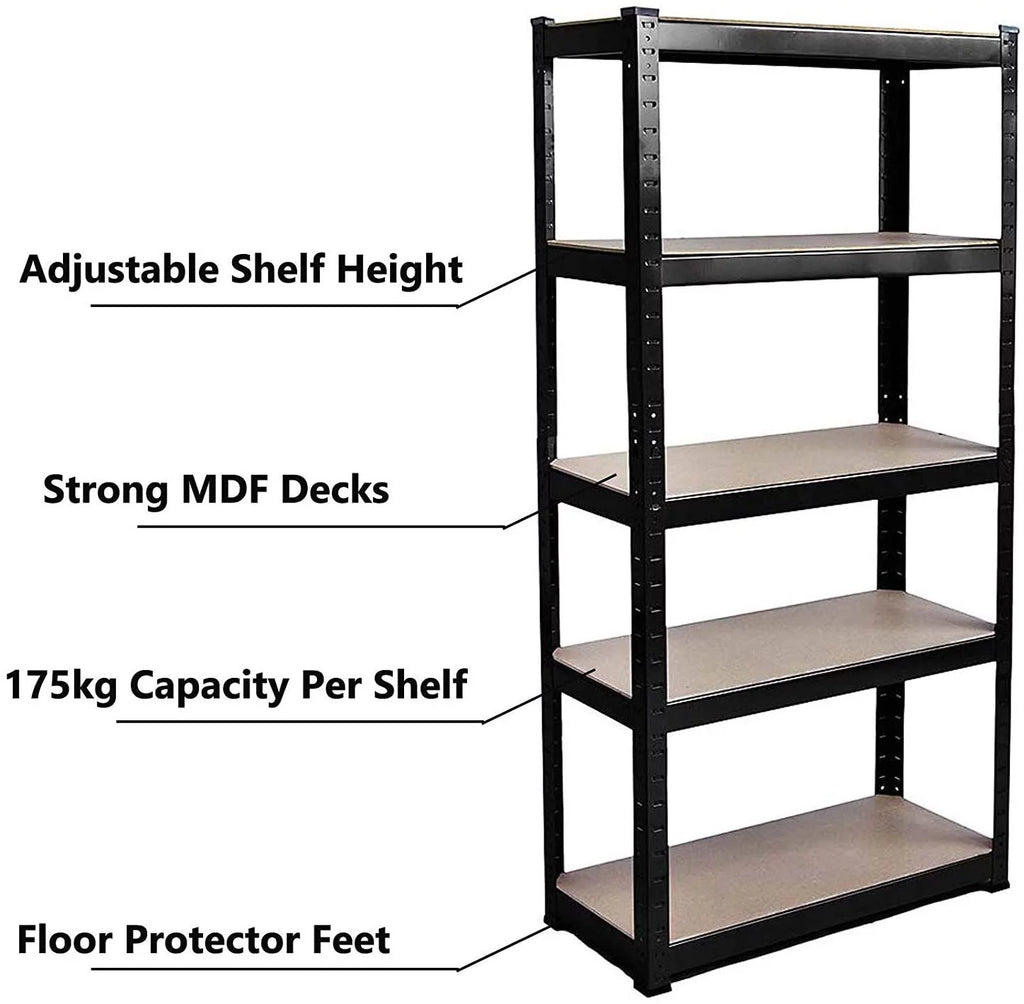 5-Tier Heavy Duty Metal Shelving Storage Unit V5312