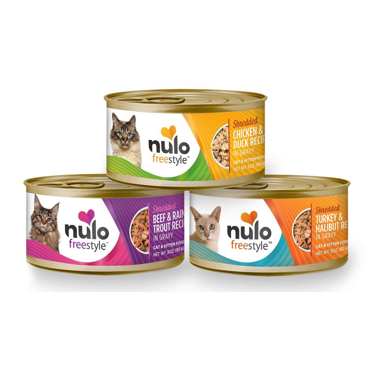 Shredded Turkey & Halibut Canned Cat Food G403927
