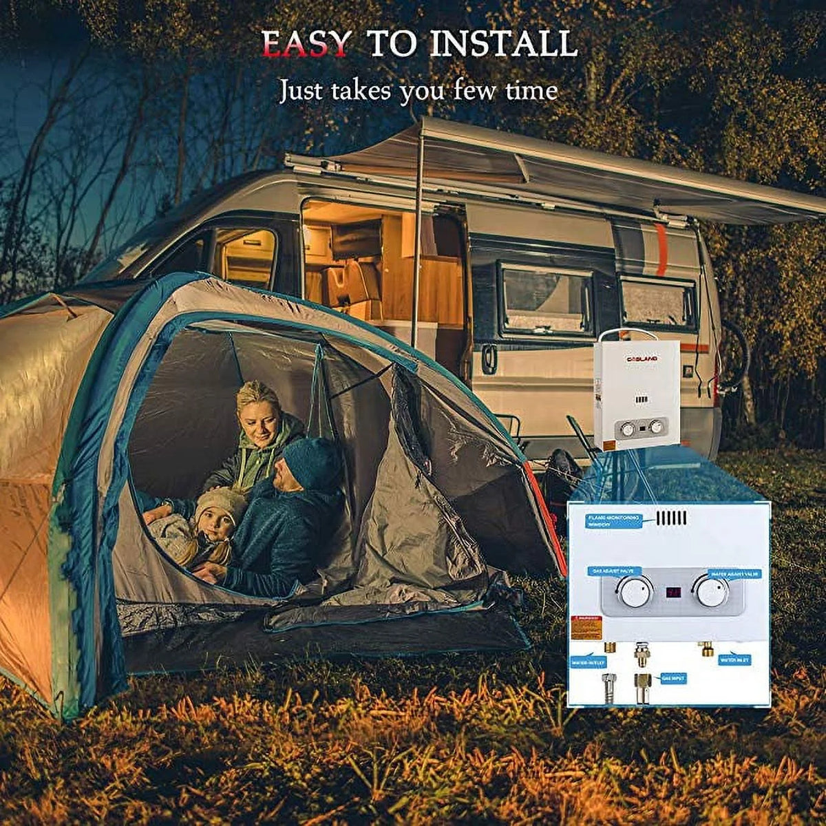 Portable Gas Water Heater F8621