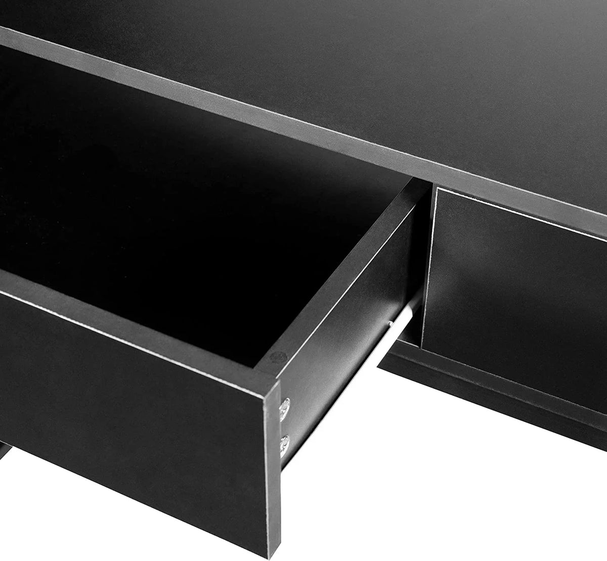 Black Computer Desk with Drawers E214