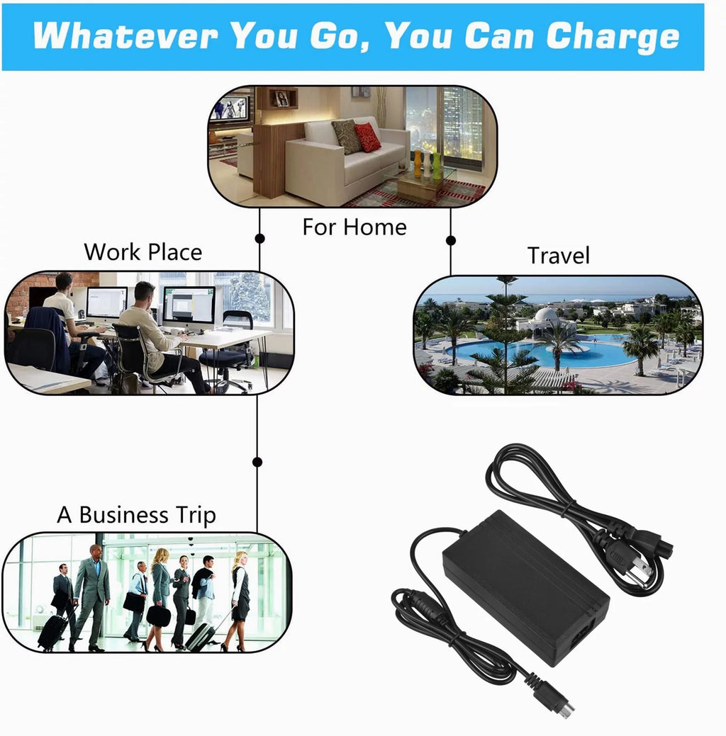 4-Pin DIN AC DC Adapter Switching Power Supply Cord Cable Charger V279289