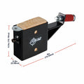 Steel Gong Hanger Target with Recoil Spring, Black R675