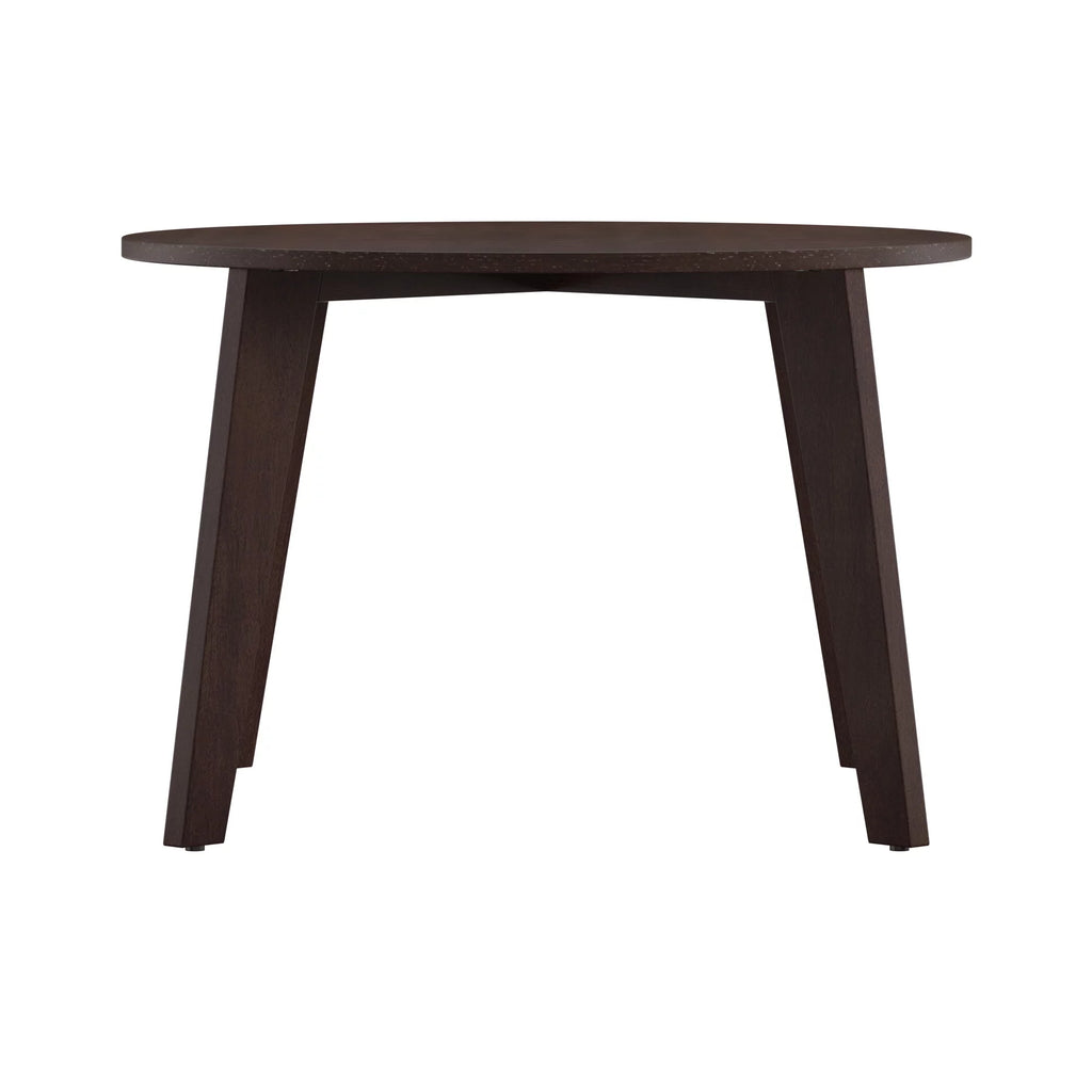 Dark Brown Round Dining Table Y462808